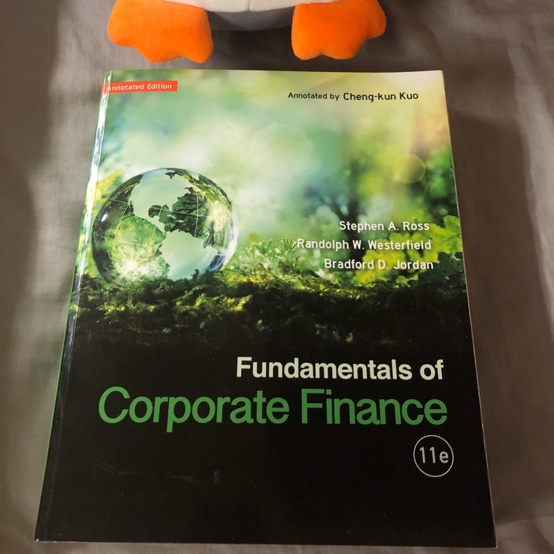 Fundamental of Corporate Finance 11e 教科書 財務管理/公司理財