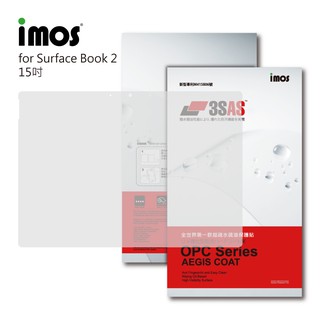 "係真的嗎"免運 imos 3SAS Microsoft Surface Book 2 15吋螢幕保護貼雷射切割