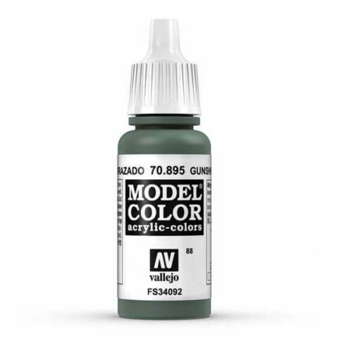 Acrylicos Vallejo 模型色彩 Model Color 088 70895 砲艇綠色 17ml