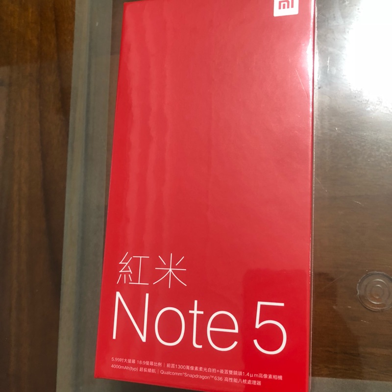 全新未拆金色紅米Note5雙卡雙待4G64G