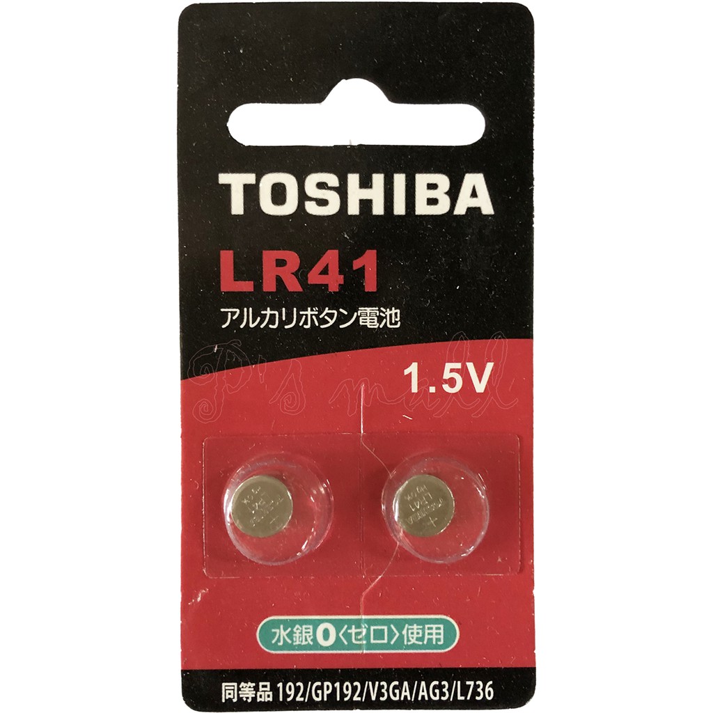 東芝TOSHIBA 鈕扣電池 LR41 AG3 192