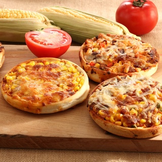 【海豐生鮮】五吋圓形披薩/PIZZA/比薩 120g±10%/包！披薩/總匯/海鮮/夏威夷/燻雞/素食/素食夏威夷