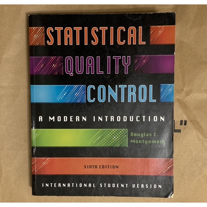 免運 二手 品管 Statistical Quality Control: A Modern Introduction