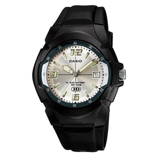 【CASIO】經典前衛設計螢光腕錶-白面(MW-600F-7A)正版宏崑公司貨