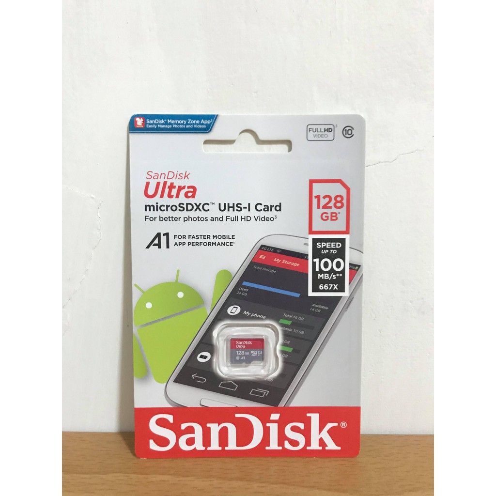 SanDisk 128GB Ultra A1 UHS-I U1 microSDXC 記憶卡 128G 支援NS