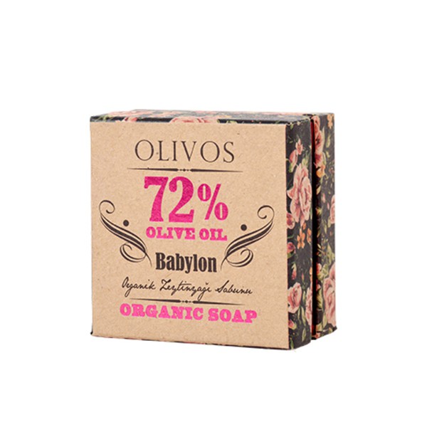 [限時出清] 72%有機橄欖手工皂 精油皂 有機花香(桃字) 150g Olivos奧莉芙的橄欖