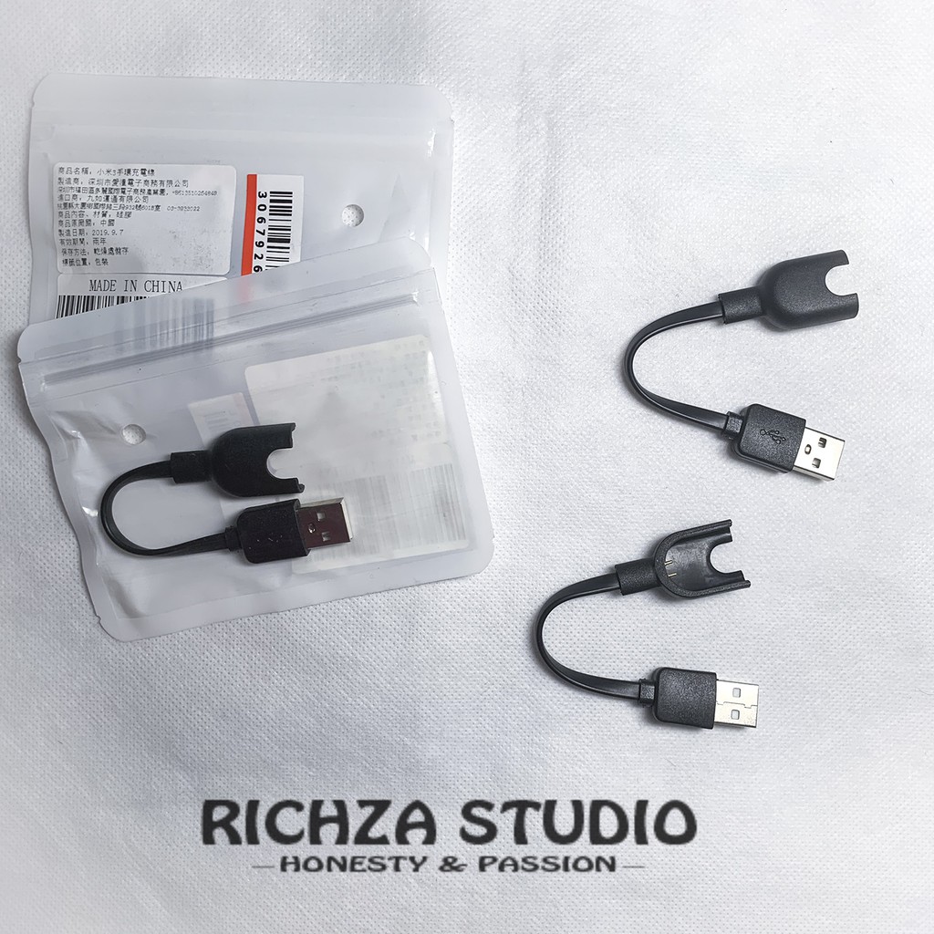 【RICHZA STUDIO】現貨出清 小米手環3充電線/小米手環2充電線+螢幕保護貼 Xiaomi 2代/3代充電器