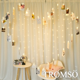 LED夾照片愛心簾燈【TROMSO】/台灣現貨 LED 燈串 婚禮 派對【h0329035】LED燈串 露營燈 聖誕燈