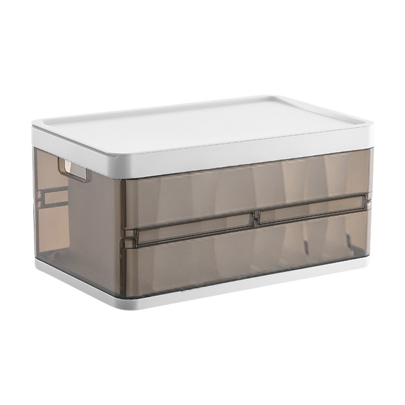 多用途可折疊衣物分格收納盒 可疊加收納盒 衣物收納盒 櫥櫃置物盒 抽屜式收納筐 OB1701D-1 現貨 廠商直送