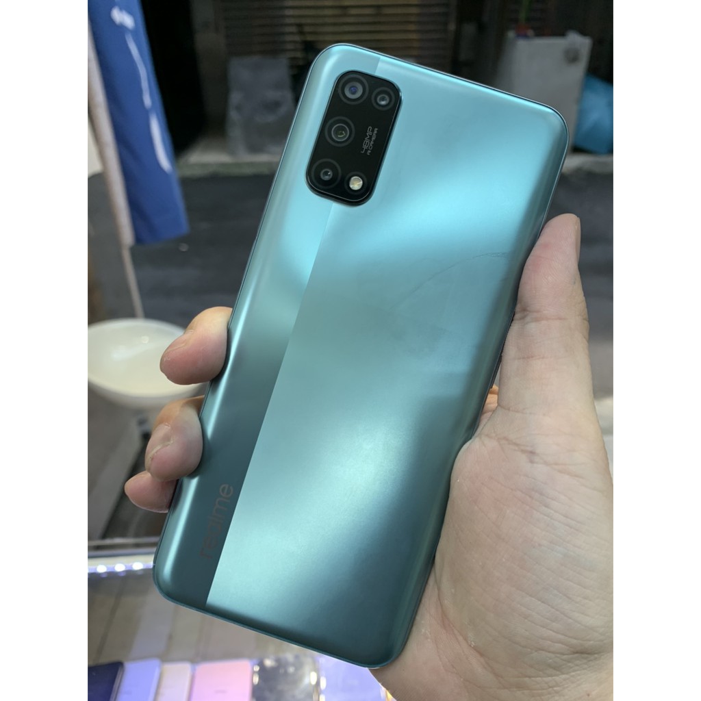 %【95新-特價】realme7 5G 藍 8G/128G 6.5吋 原廠保固至2022年1月 二手機 台中 實體店