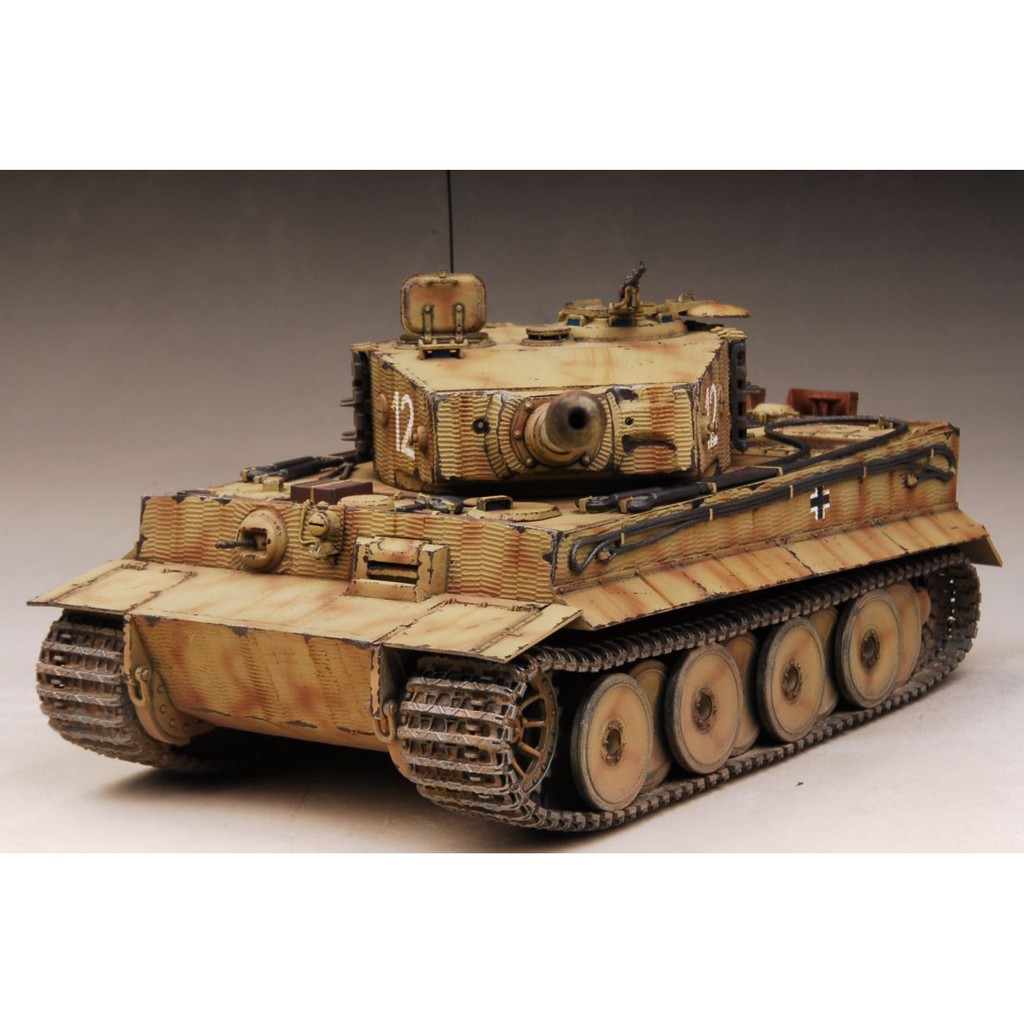 冠軍模型師完成品  戰車TAMIYA 1/35 German Tiger I Tank Mid Production