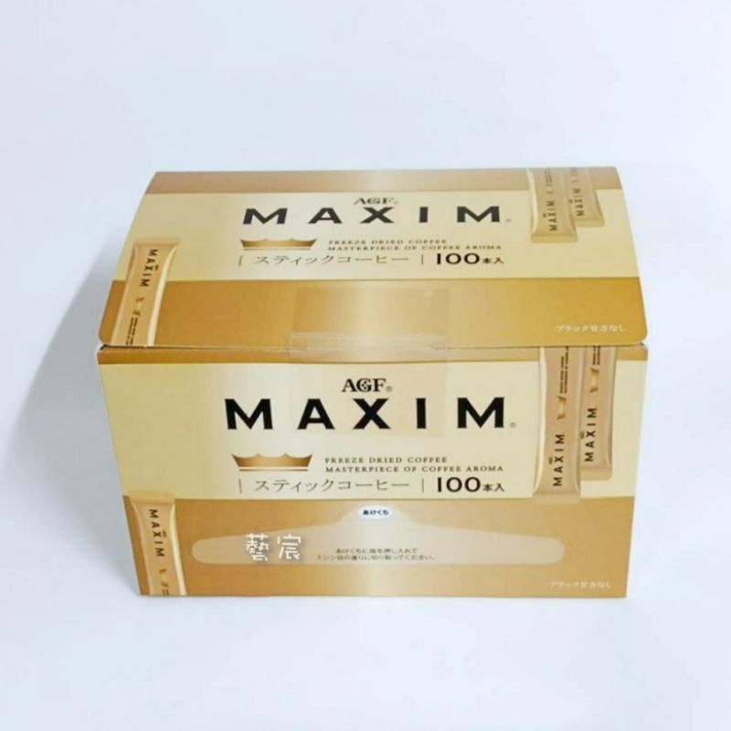 ◾現貨◾日本 AGF MAXIM 無糖黑咖啡隨身包 2g/入 100入/箱 即溶黑咖啡粉