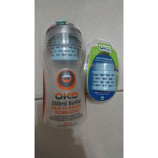 OKO可攜式濾水瓶550 CC+ L2專用濾心