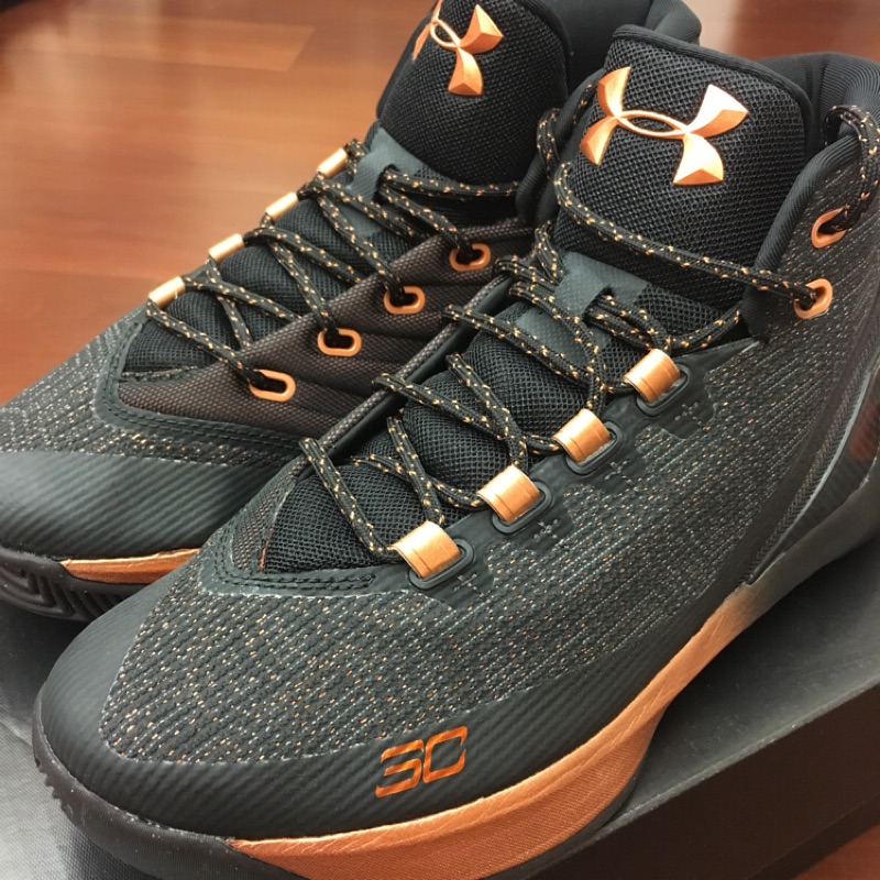 全新未落地 原價5,580！UA Under Armour Curry 3 ASW 籃球鞋 2017紐奧良明星賽 黑 銅