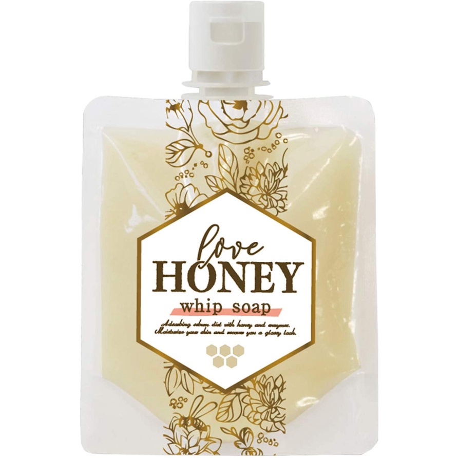 日本製【 Love Honey天然蜂蜜泡沫洗面乳  】 蜂蜜洗面乳 日本洗面乳 泡沫洗面乳 天然洗面乳 酵素洗面乳