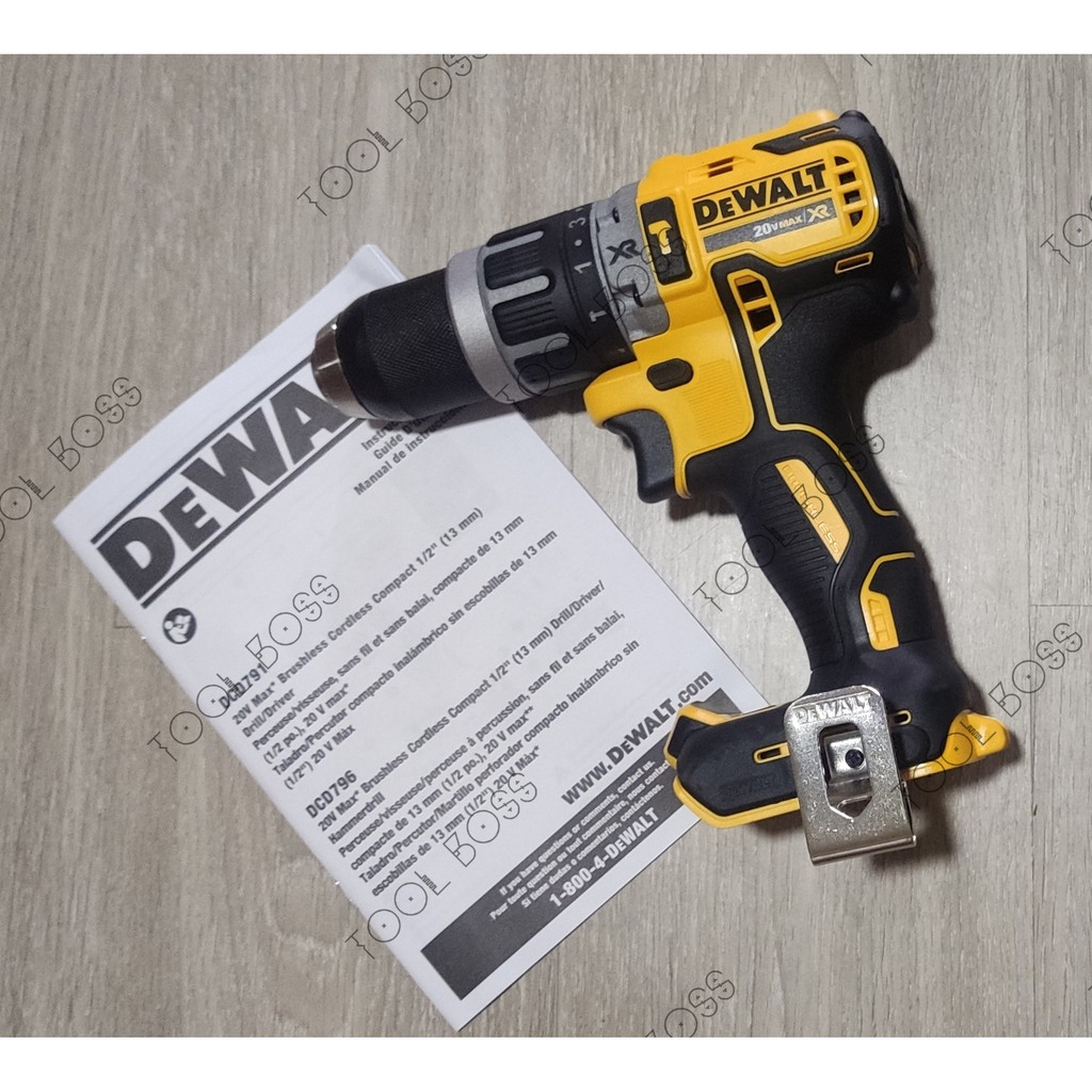 [工具王] 全新 得偉 DCD796 18V XR超雙鋰電 無碳刷 三用 震動電鑽 起子機 dewalt 美規