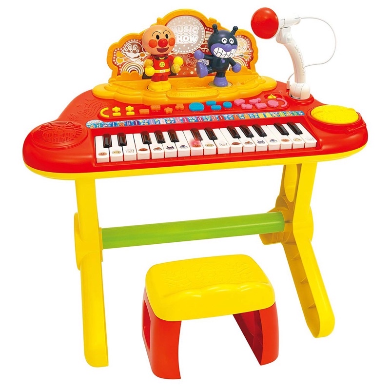 春日部🇯🇵日本代購 麵包超人鋼琴玩具 日本正版麵包超人玩具 麵包超人鋼琴 麵包超人樂器 樂器玩具 鋼琴玩具 日本鋼琴玩具