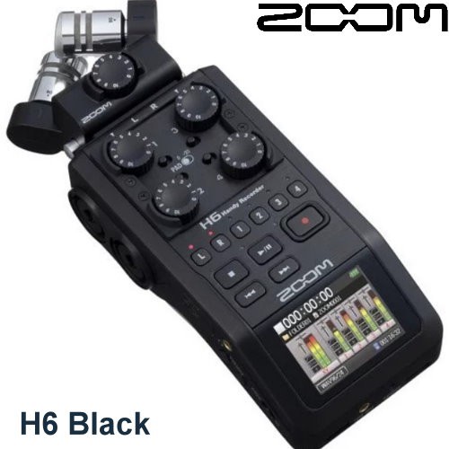 Zoom H6 Black 手持 數位 錄音機 專業錄音筆 可外接4支麥克風 愷威電子 高雄耳機專賣(公司貨)