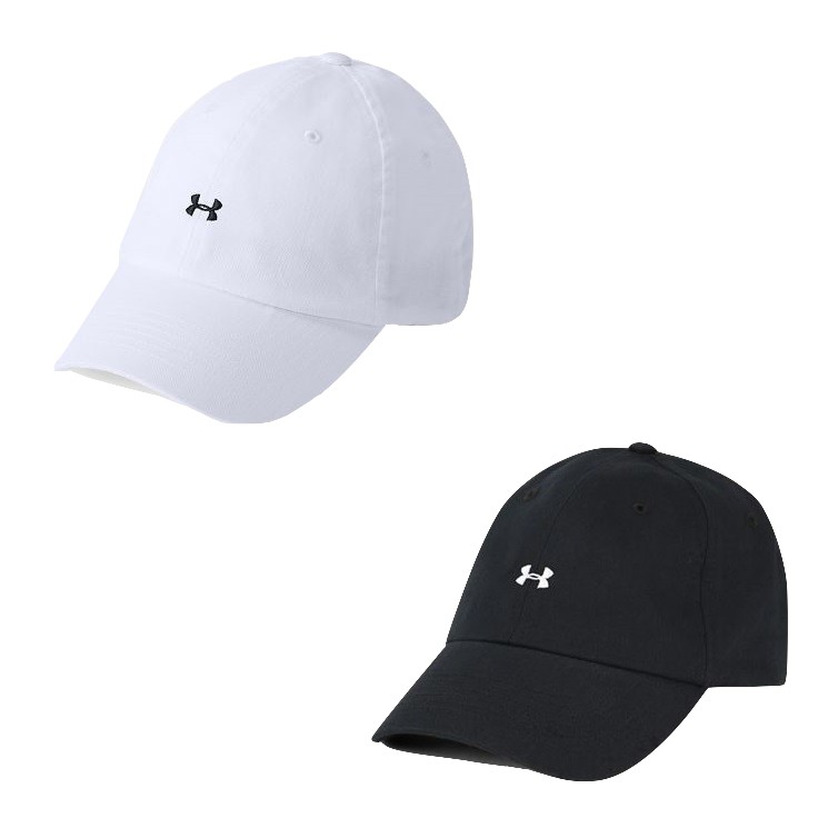 UNDER ARMOUR 帽子 UA Favorite Logo 女款 運動帽 休閒帽 老帽 可調式 透氣舒適 白色黑色