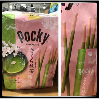 costco代購-格力高櫻花抹茶pocky棒（95g/包）