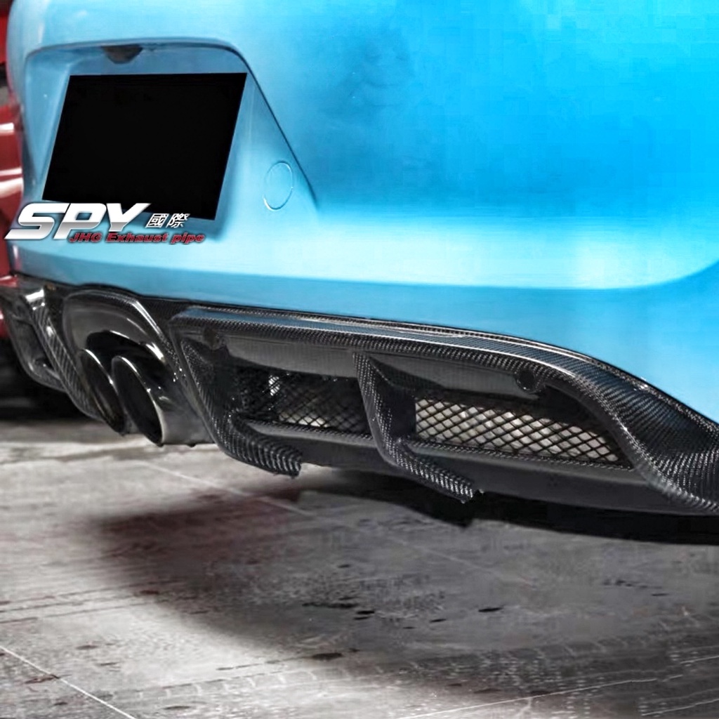 SPY國際 Porsche 保時捷 718 981 cayman Boxster 碳纖維 後下巴