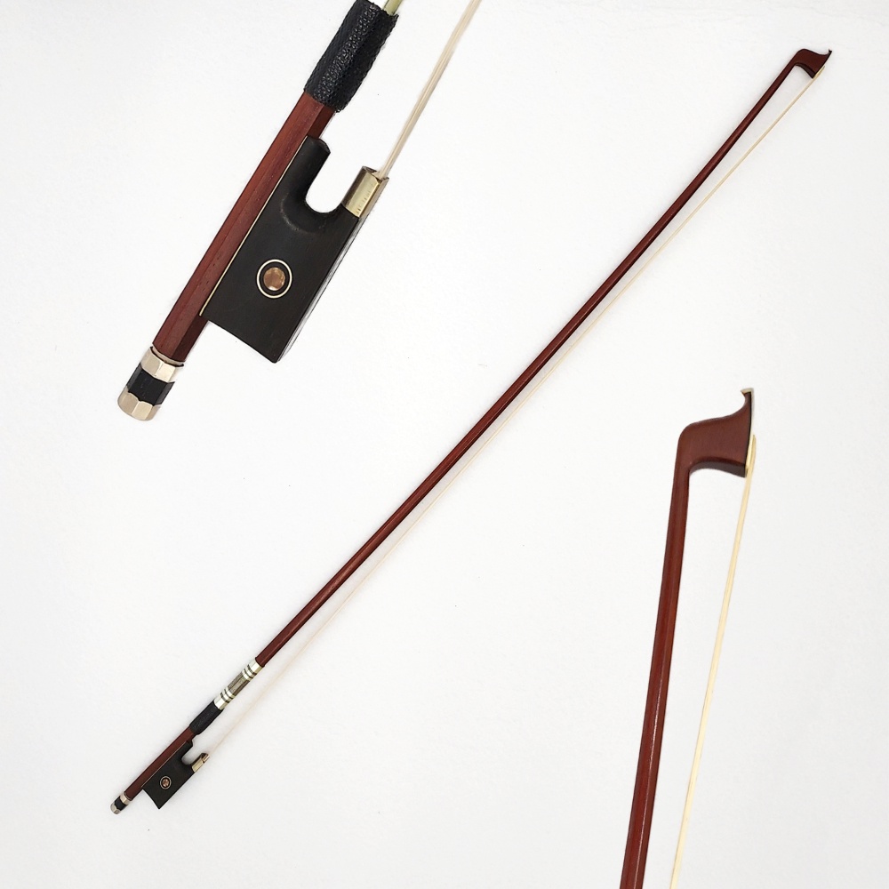 小提琴弓 BV-10 雙眼彩貝-8角 提琴弓 共2種尺寸-愛樂芬音樂