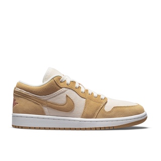 NIKE 女鞋 W AIR JORDAN 1 LOW SE 燈心絨 卡其米白【預購商品】【DH7820-700】