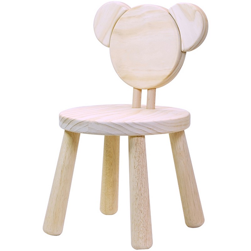 【木匠兄妹】DIY 小熊椅 兒童玩具 益智積木 diy 臺灣製造 送禮首選 手作玩具 DIY玩具 實木椅子 兒童椅