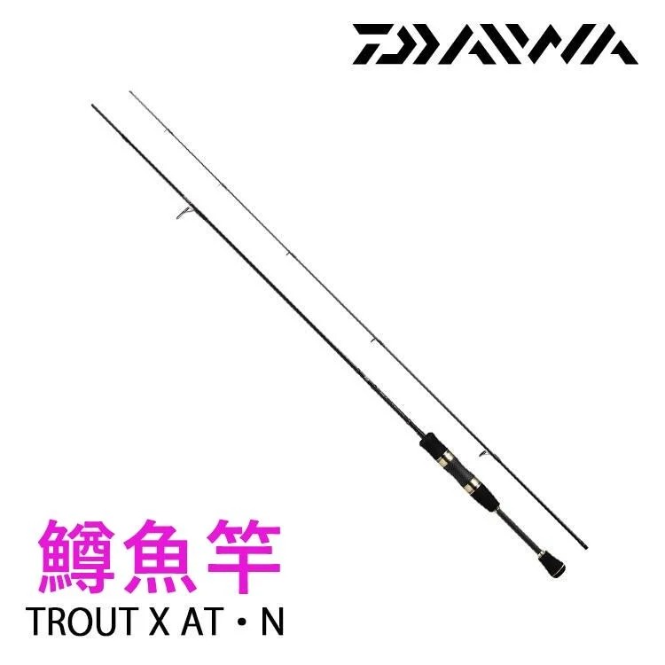 迷你釣具★DAIWA＜ 鱒魚竿 TROUT X AT 40XUL ＞2節，超短節路亞竿，全長1.22米。馬口竿鱸魚竿