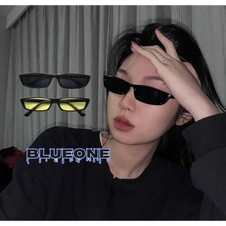 【Blueone】 尖形墨鏡 蹦迪 三色 顏色墨鏡 Y2K 實拍 韓國 Y2K墨鏡 復古 小姐姐墨鏡 emo girl