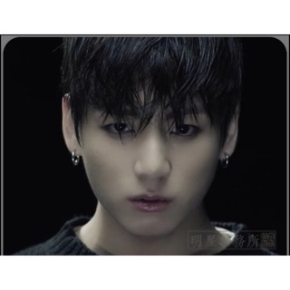 [ASMAMA] BTS 防彈少年團 田柾國Jungkook同款 正版 1.5cm 銀色 圈圈耳環 圓形耳環 二手近全新