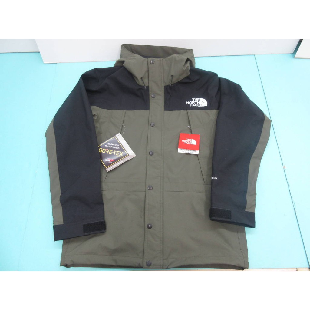 THE NORTH FACE MOUNTAIN LIGHT JACKET NP11834 Gore-Tex軍綠卡其黑 