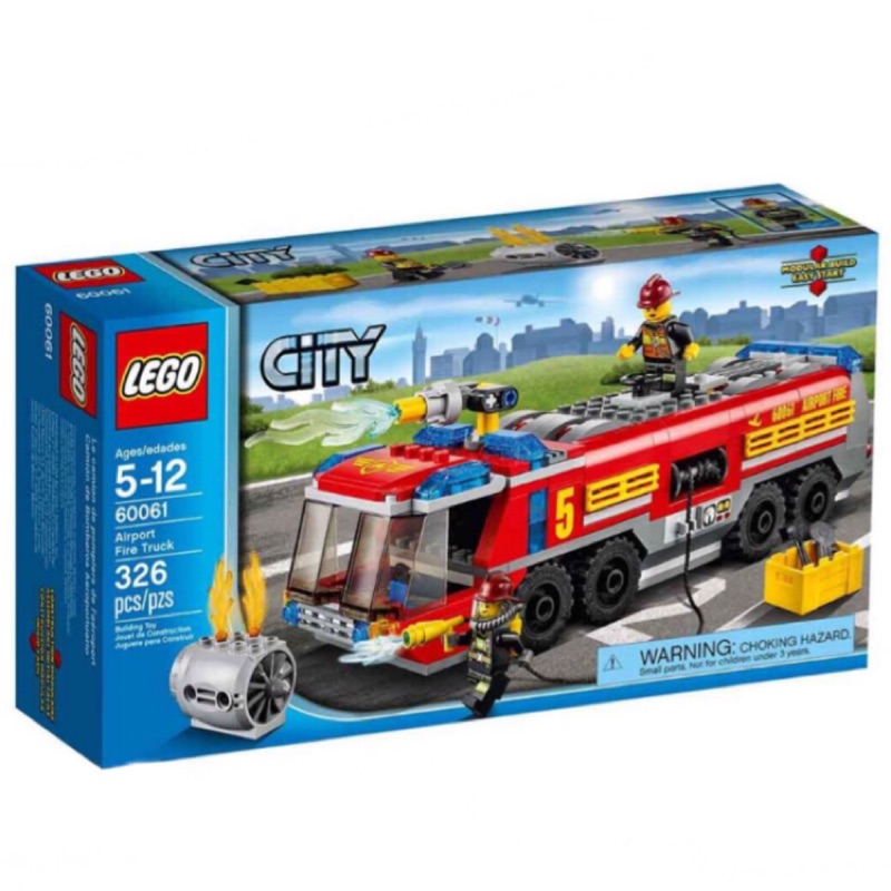 LEGO 樂高 60061 CITY城市系列-機場消防車