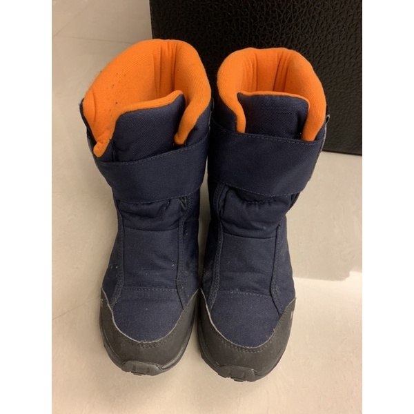 迪卡儂DECATHLON兒童防水保暖雪靴23.5公分
