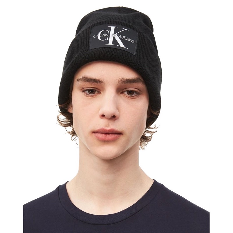 8新 CK beanie 大logo毛帽 男女