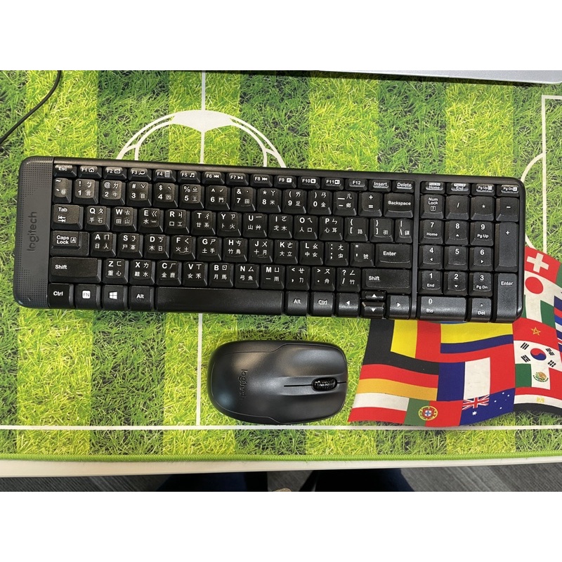 [二手] Logitech 羅技 M150 + K220 無線鍵鼠組