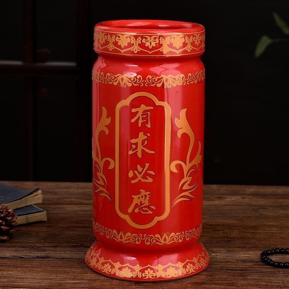 陶瓷香筒香桶香插佛堂用品佛具用品佛前用品佛前花瓶長香插筒铃6 蝦皮購物