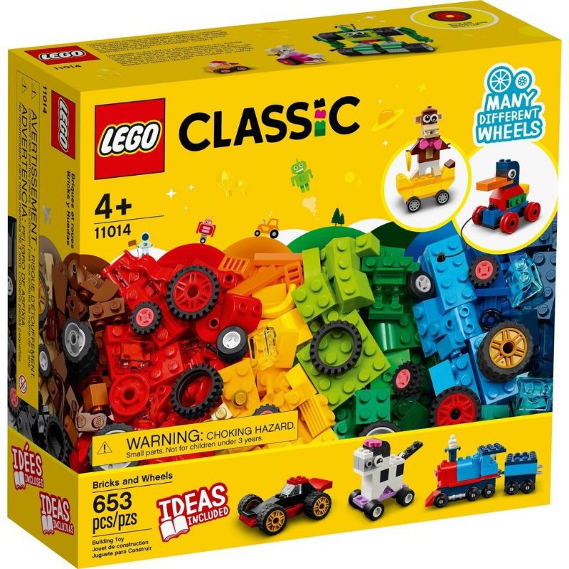 二拇弟 樂高  LEGO 11014 Classic-顆粒與輪