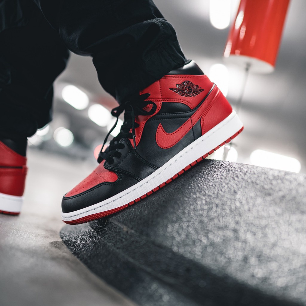 【R-MAN】 NIKE JORDAN 1 "Banned" 黑紅 中筒 男鞋 554724-074