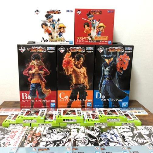 代購最低價 全新日版金證一番賞兄弟的羈絆兄弟羈絆a賞b賞c賞d賞最後賞三兄弟海賊王公仔 蝦皮購物
