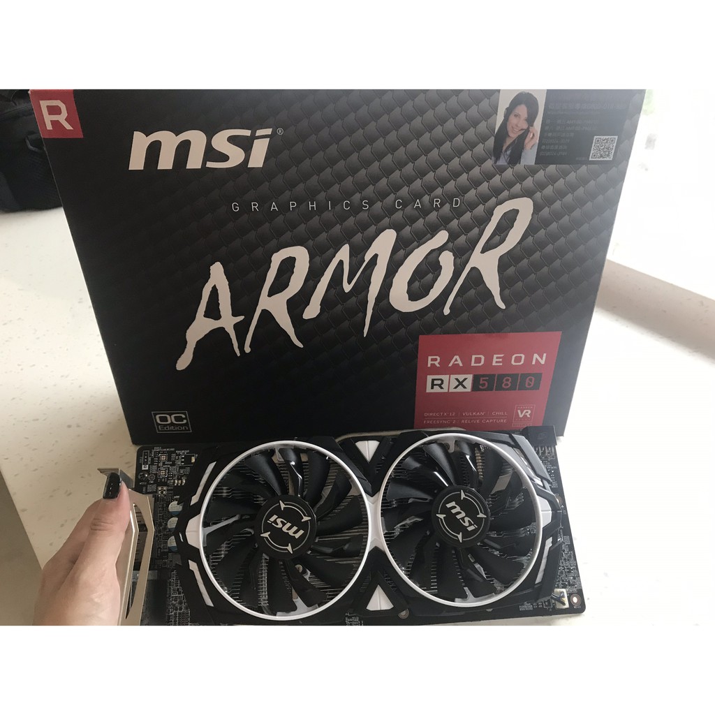 激推現貨❗️微星 msi RX580 ARMOR 4G OC  9成新