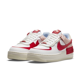 NIKE AF1 SHADOW 女紅白厚底拼接休閒鞋 KAORACER CI0919108