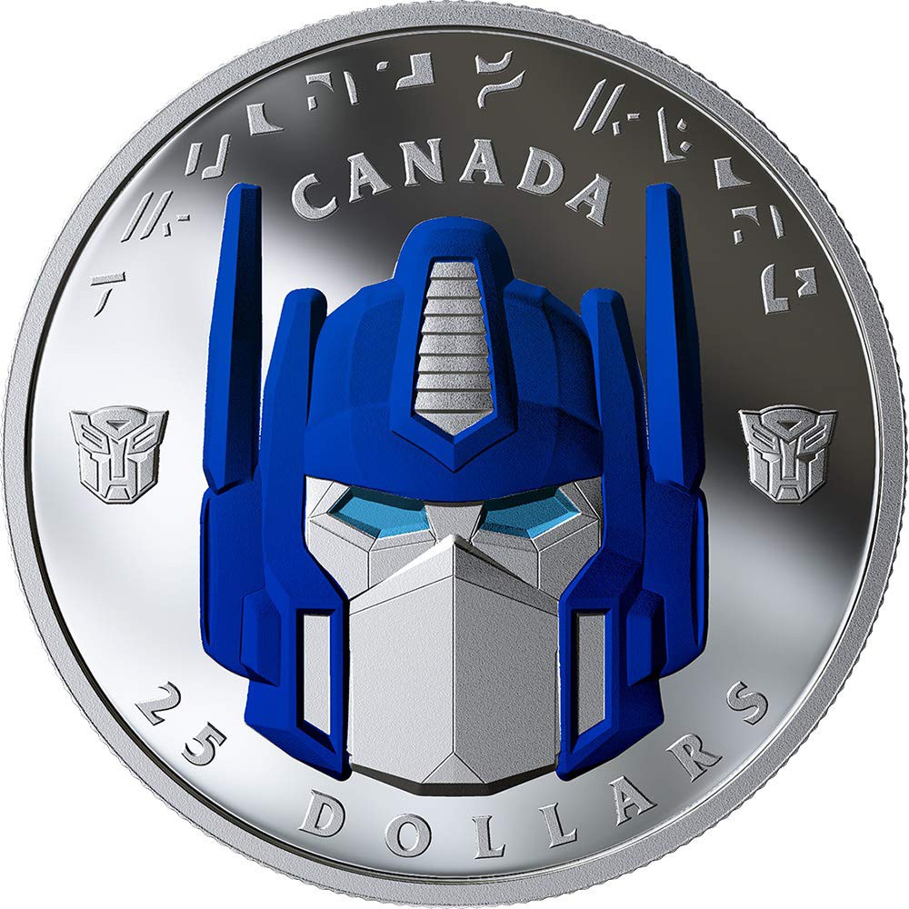 預購 - 2019加拿大-變形金剛-柯博文-1盎司銀幣