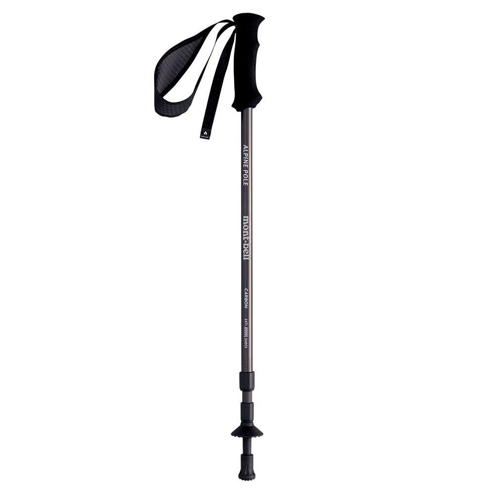 Mont Bell Alpine Carbon Pole Anti Shock 碳纖合金避震登山杖灰色 蝦皮購物