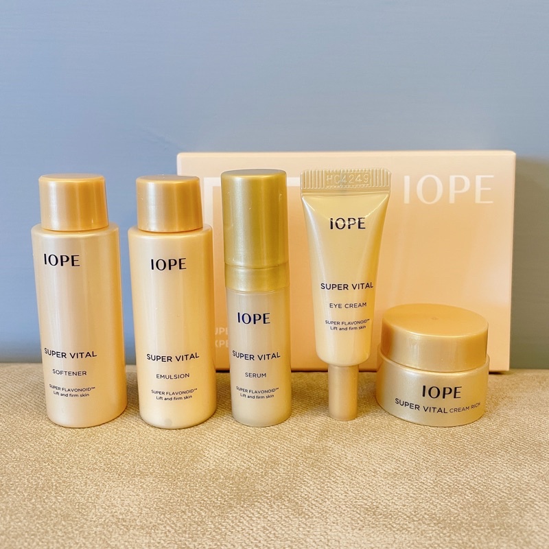 IOPE SUPER VITAL 頂級黃金緊緻彈力保濕 旅行組