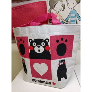🐻熊本熊 可愛提袋/便當袋（粉色 愛心）