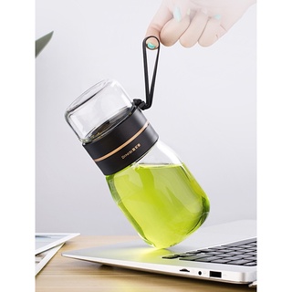 茶水分離玻璃杯 大容量 高級防爆耐高溫大肚杯 隨行功夫茶具