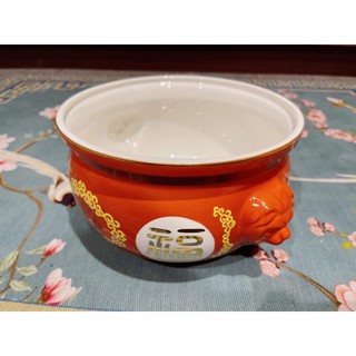 【雜貨商號】大同磁器福壽無疆 獅頭爐 大同湯盅 甜湯盅 大同瓷器