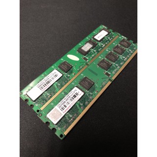 二手良品，創見，2G，DDR2-800寬版記憶體，雙面顆粒