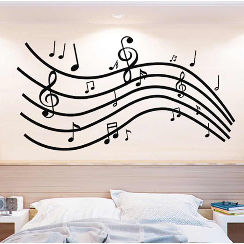 【好聲音樂器】音符壁貼 (鋼琴) 壁貼 音樂壁貼 台灣製 居家裝飾 室內設計 酒吧 咖啡廳 音樂教室